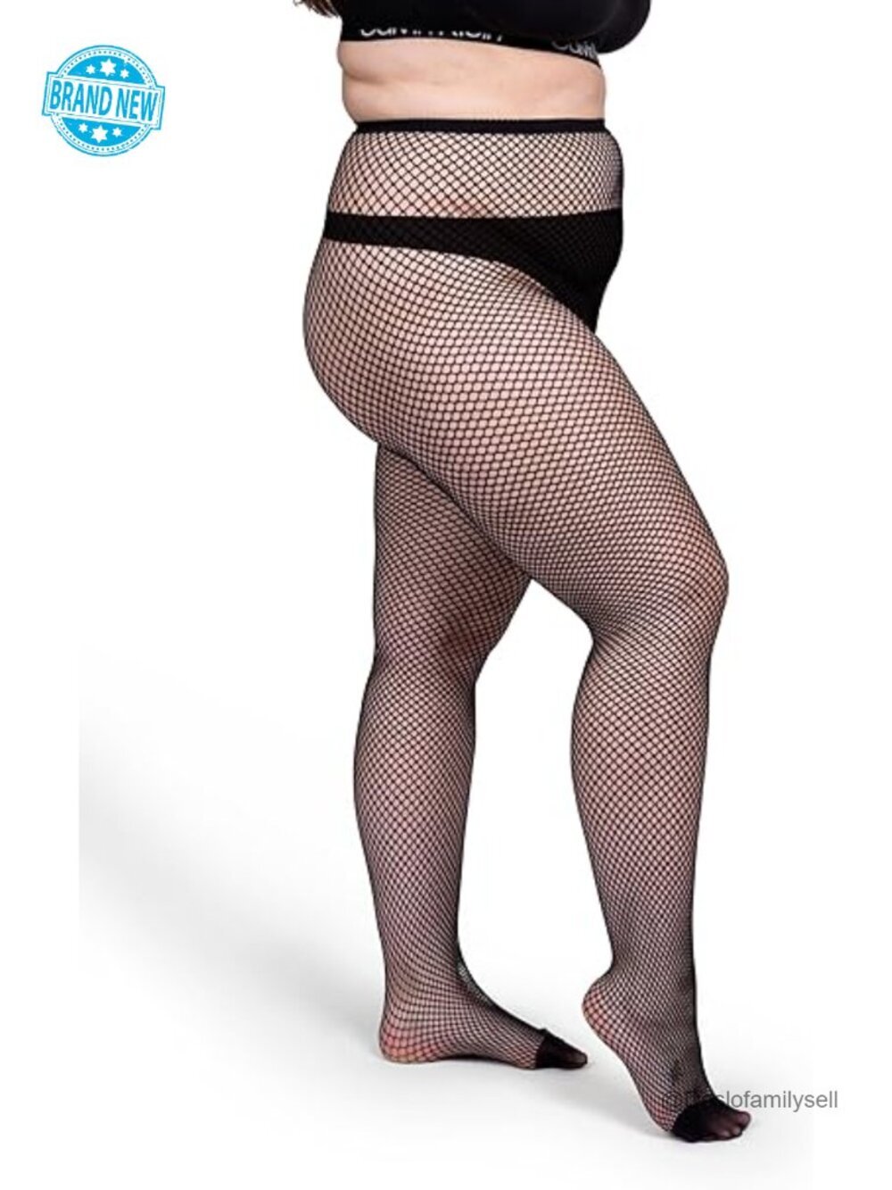 Plus Size Fishnet Tights | Extra Strong No-Rip Pantyhose | Ultra Durable